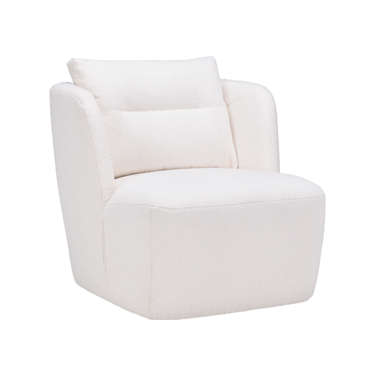 weißer Sessel