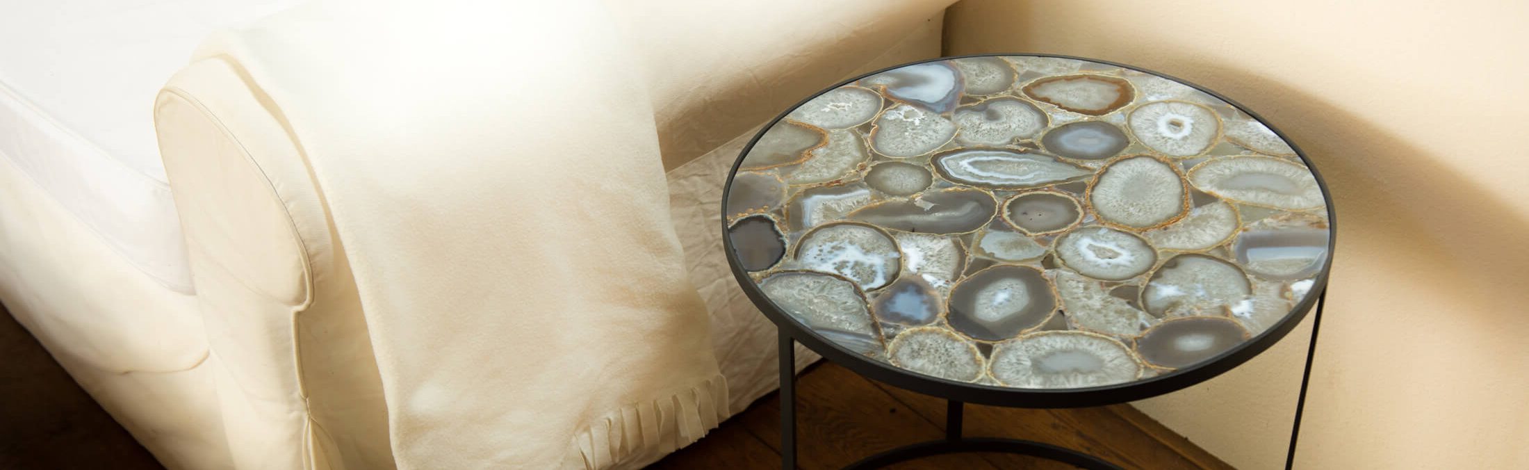 Agate side table