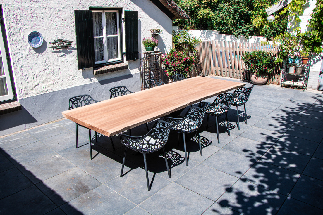 Mahogany outdoor table