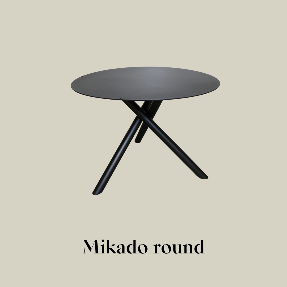 mikado round tafel onderstel