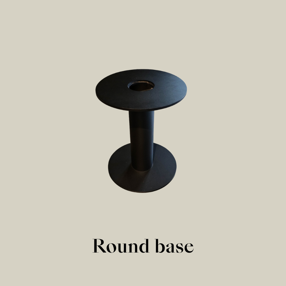 round base onderstel tafel