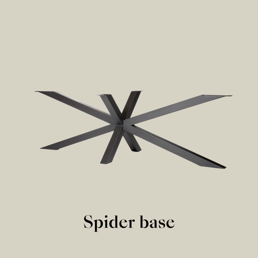 spider base tafel poten